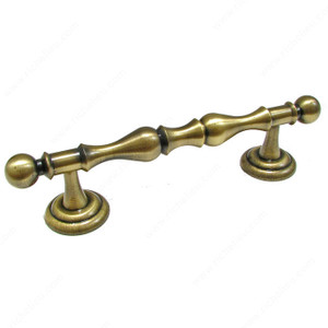 Traditional Metal Pull - 6011, Finish Antique English Traditional Metal Pull - 6011, Finish Antique English