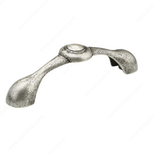 Traditional Metal Pull - 6099, Finish Old Silver Traditional Metal Pull - 6099, Finish Old Silver