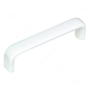 Functional Plastic Pull - 6110, Finish White, Screw/Nail #6 (Included) PRO-PACK 5 Functional Plastic Pull - 6110, Finish White, Screw/Nail #6 (Included) PRO-PACK 5