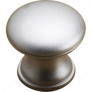 Plastic Knob - 62430, Finish Satin Chrome PRO-PACK 10 Plastic Knob - 62430, Finish Satin Chrome PRO-PACK 10