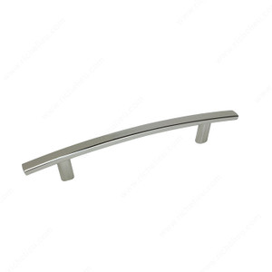 Transitional Metal Pull - 650, Center to Center 128 mm, Finish Polished Nickel, Projection - Overall Dimensions 31 mm PRO-PACK 2 Transitional Metal Pull - 650, Center to Center 128 mm, Finish Polished Nickel, Projection - Overall Dimensions 31 mm PRO-PACK 2