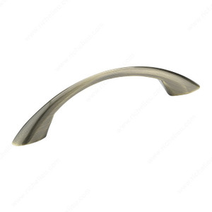 Contemporary Metal Pull - 6501, Finish Antique English, Material Metal, Screw/Nail 8/32 (Included) PRO-PACK 3 Contemporary Metal Pull - 6501, Finish Antique English, Material Metal, Screw/Nail 8/32 (Included) PRO-PACK 3