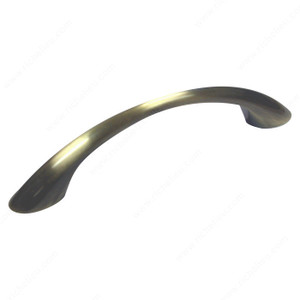 Contemporary Metal Pull - 6501, Finish Burnished Brass, Material Metal, Screw/Nail 8/32 (Included) PRO-PACK 3 Contemporary Metal Pull - 6501, Finish Burnished Brass, Material Metal, Screw/Nail 8/32 (Included) PRO-PACK 3