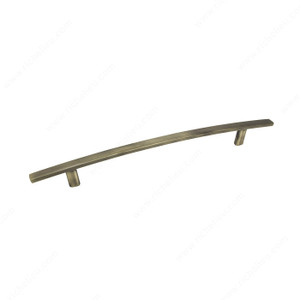 Transitional Metal Pull - 650, Center to Center 192 mm, Finish Antique English, Projection - Overall Dimensions 32 mm