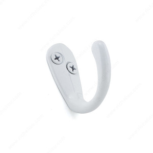 Utility Metal hook - 6506, Finish White PRO-PACK 5 Utility Metal hook - 6506, Finish White PRO-PACK 5