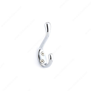 Utility Metal Hook - 6514, Finish Chrome PRO-PACK 3 Utility Metal Hook - 6514, Finish Chrome PRO-PACK 3