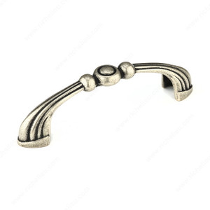 Traditional Metal Pull - 6729, Finish Old Silver Traditional Metal Pull - 6729, Finish Old Silver