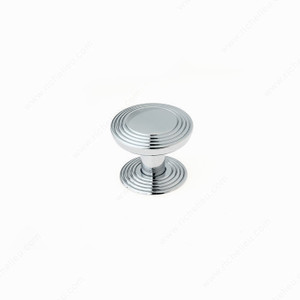 Transitional Metal Knob - 7070, Finish Chrome, Diameter - Overall Dimensions 40 mm, Projection - Overall Dimensions 33 mm PRO-PACK 2 Transitional Metal Knob - 7070, Finish Chrome, Diameter - Overall Dimensions 40 mm, Projection - Overall Dimensions 33 mm PRO-PACK 2