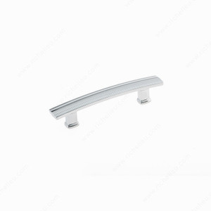 Transitional Metal Pull - 7070, Center to Center 96 mm, Finish Chrome, Projection - Overall Dimensions 30 mm PRO-PACK 2 Transitional Metal Pull - 7070, Center to Center 96 mm, Finish Chrome, Projection - Overall Dimensions 30 mm PRO-PACK 2