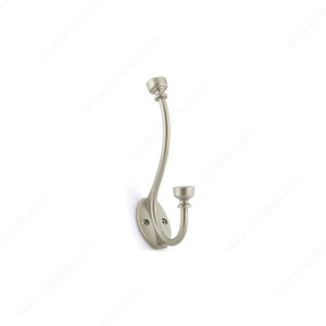 Classic Metal Hook - 71, Finish Matte Nickel Classic Metal Hook - 71, Finish Matte Nickel