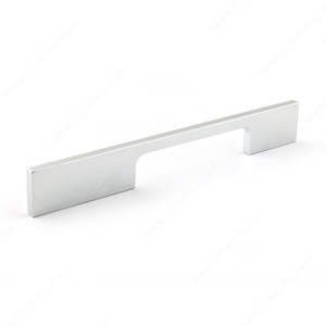 Contemporary Metal and Aluminum Pull - 720, Center to Center 128 mm, Finish Chrome, Length - Overall Dimensions 192 mm Contemporary Metal and Aluminum Pull - 720, Center to Center 128 mm, Finish Chrome, Length - Overall Dimensions 192 mm