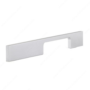 Contemporary Metal and Aluminum Pull - 720, Center to Center 160 mm, Finish Brushed Nickel, Length - Overall Dimensions 224 mm