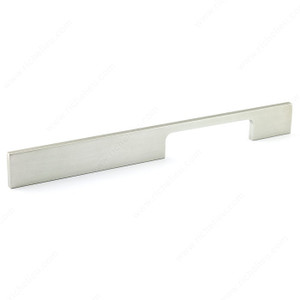 Contemporary Metal and Aluminum Pull - 720, Center to Center 192 mm, Finish Brushed Nickel, Length - Overall Dimensions 253 mm Contemporary Metal and Aluminum Pull - 720, Center to Center 192 mm, Finish Brushed Nickel, Length - Overall Dimensions 253 mm