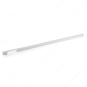 Contemporary Metal and Aluminum Pull - 720, Center to Center 768 mm, Finish Chrome, Length - Overall Dimensions 832 mm Contemporary Metal and Aluminum Pull - 720, Center to Center 768 mm, Finish Chrome, Length - Overall Dimensions 832 mm