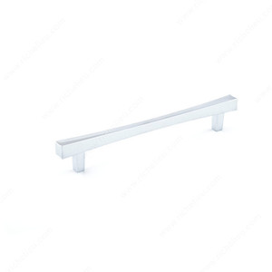 Transitional Metal Pull - 7227, Center to Center 160 mm, Finish Chrome, Length - Overall Dimensions 200 mm Transitional Metal Pull - 7227, Center to Center 160 mm, Finish Chrome, Length - Overall Dimensions 200 mm