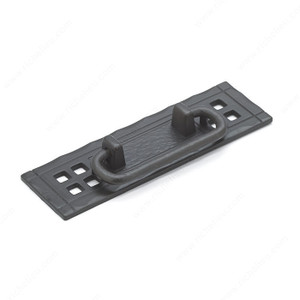 Traditional Metal Pull - 750B, Finish Matte Black Iron PRO-PACK 2 Traditional Metal Pull - 750B, Finish Matte Black Iron PRO-PACK 2