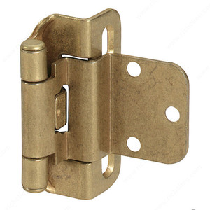 Hinge - 7565, Finish Burnished Brass Hinge - 7565, Finish Burnished Brass
