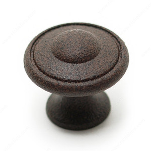 Traditional Metal Knob - 757B, Finish Antique Rust PRO-PACK 2 Traditional Metal Knob - 757B, Finish Antique Rust PRO-PACK 2
