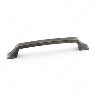 Transitional Metal Pull - 765, Center to Center 128 mm, Finish Antique Nickel, Projection - Overall Dimensions 33 mm Transitional Metal Pull - 765, Center to Center 128 mm, Finish Antique Nickel, Projection - Overall Dimensions 33 mm
