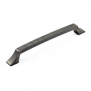 Transitional Metal Pull - 765, Center to Center 192 mm, Finish Antique Nickel, Projection - Overall Dimensions 33 mm Transitional Metal Pull - 765, Center to Center 192 mm, Finish Antique Nickel, Projection - Overall Dimensions 33 mm