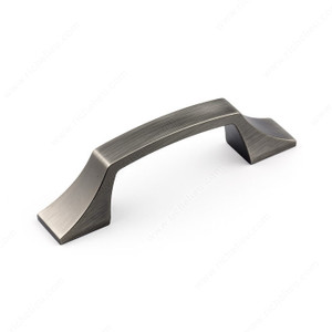 Transitional Metal Pull - 765, Center to Center 96 mm, Finish Antique Nickel, Projection - Overall Dimensions 30 mm PRO-PACK 2 Transitional Metal Pull - 765, Center to Center 96 mm, Finish Antique Nickel, Projection - Overall Dimensions 30 mm PRO-PACK 2