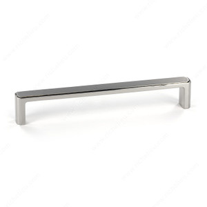 Transitional Metal Pull - 770, Center to Center 192 mm, Finish Polished Nickel, Projection - Overall Dimensions 32 mm