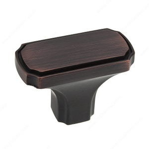 Transitional Metal knob - 77043, Finish Brushed Oil-Rubbed Bronze