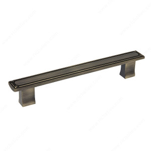 Traditional Metal Pull - 7809, Center to Center 160 mm, Finish Antique English, Length - Overall Dimensions 201 mm