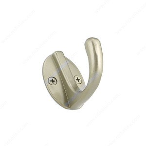 Utility Metal Hook - 79, Finish Matte Nickel