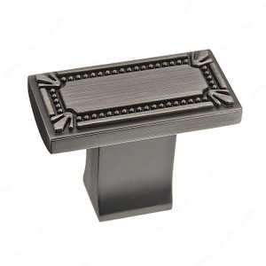 Traditional Metal Knob - 7803, Finish Antique Nickel PRO-PACK 2 Traditional Metal Knob - 7803, Finish Antique Nickel PRO-PACK 2