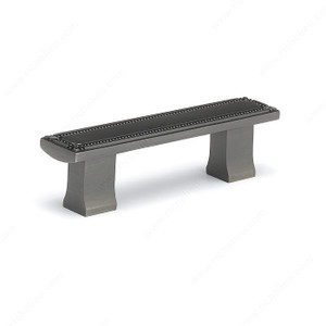 Traditional Metal Pull - 7809, Center to Center 3 in, Finish Antique Nickel, Length - Overall Dimensions 127 mm