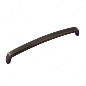 Transitional Metal Pull - 785, Center to Center 192 mm, Finish Antique Nickel, Projection - Overall Dimensions 35 mm Transitional Metal Pull - 785, Center to Center 192 mm, Finish Antique Nickel, Projection - Overall Dimensions 35 mm