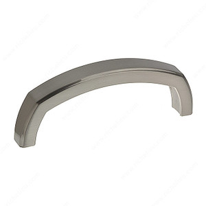 Transitional Metal Pull - 785, Center to Center 3 in, Finish Brushed Nickel, Projection - Overall Dimensions 30 mm PRO-PACK 2 Transitional Metal Pull - 785, Center to Center 3 in, Finish Brushed Nickel, Projection - Overall Dimensions 30 mm PRO-PACK 2