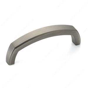 Transitional Metal Pull - 785, Center to Center 96 mm, Finish Antique Nickel, Projection - Overall Dimensions 35 mm