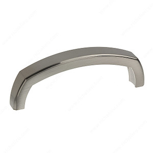 Transitional Metal Pull - 785, Center to Center 96 mm, Finish Brushed Nickel, Projection - Overall Dimensions 35 mm Transitional Metal Pull - 785, Center to Center 96 mm, Finish Brushed Nickel, Projection - Overall Dimensions 35 mm