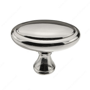 Traditional Metal Knob - 7904, Finish Nickel PRO-PACK 3 Traditional Metal Knob - 7904, Finish Nickel PRO-PACK 3