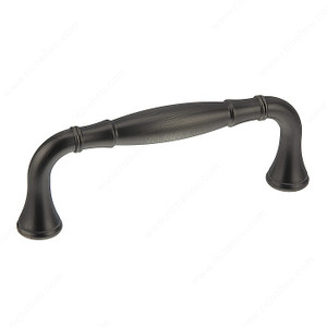 Traditional Metal Pull - 7909, Center to Center 96 mm, Finish Antique Nickel, Projection - Overall Dimensions 40 mm PRO-PACK 2 Traditional Metal Pull - 7909, Center to Center 96 mm, Finish Antique Nickel, Projection - Overall Dimensions 40 mm PRO-PACK 2
