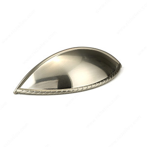Traditional Metal Pull - 8023, Finish Brushed Nickel PRO-PACK 2 Traditional Metal Pull - 8023, Finish Brushed Nickel PRO-PACK 2