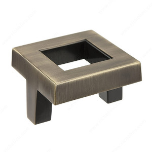 Transitional Metal Knob - 8033, Finish Antique English PRO-PACK 2 Transitional Metal Knob - 8033, Finish Antique English PRO-PACK 2