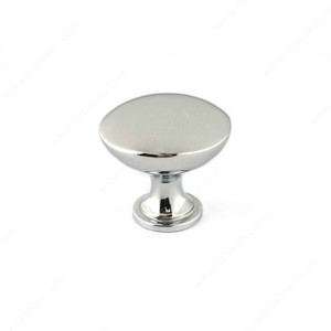 Traditional Metal Knob - 8041, Finish Chrome PRO-PACK 5 Traditional Metal Knob - 8041, Finish Chrome PRO-PACK 5