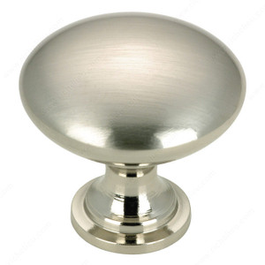 Traditional Metal Knob - 8041, Finish Brushed Nickel PRO-PACK 5 Traditional Metal Knob - 8041, Finish Brushed Nickel PRO-PACK 5