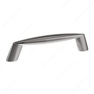 Contemporary Metal Pull - 805, Center to Center 96 mm, Finish Brushed Nickel, Projection - Overall Dimensions 28 mm PRO-PACK 3
