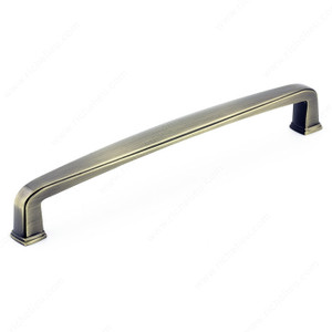 Transitional Metal Pull - 810, Center to Center 160 mm, Finish Antique English, Projection - Overall Dimensions 27 mm