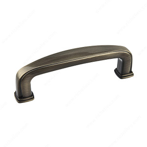 Transitional Metal Pull - 810, Center to Center 3 in, Finish Antique English, Projection - Overall Dimensions 28 mm PRO-PACK 3 Transitional Metal Pull - 810, Center to Center 3 in, Finish Antique English, Projection - Overall Dimensions 28 mm PRO-PACK 3