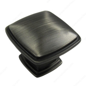 Transitional Metal Knob - 810, Finish Antique Nickel PRO-PACK 3 Transitional Metal Knob - 810, Finish Antique Nickel PRO-PACK 3