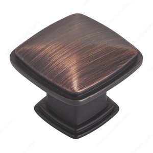 Transitional Metal Knob - 810, Finish Brushed Oil-Rubbed Bronze PRO-PACK 3 Transitional Metal Knob - 810, Finish Brushed Oil-Rubbed Bronze PRO-PACK 3