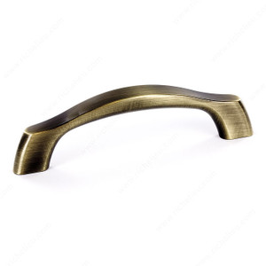 Contemporary Metal Pull - 811, Center to Center 96 mm, Finish Antique English, Length - Overall Dimensions 123 mm PRO-PACK 2