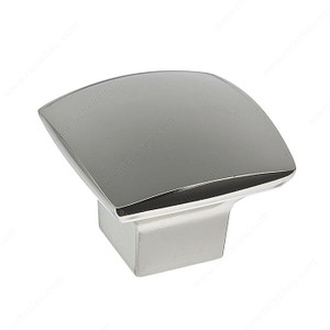 Contemporary Metal Knob - 8143, Finish Nickel PRO-PACK 3 Contemporary Metal Knob - 8143, Finish Nickel PRO-PACK 3