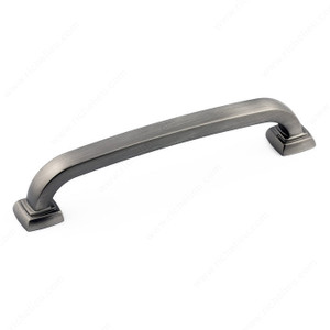 Transitional Metal Pull - 815, Center to Center 128 mm, Finish Antique Nickel, Length - Overall Dimensions 147 mm PRO-PACK 2 Transitional Metal Pull - 815, Center to Center 128 mm, Finish Antique Nickel, Length - Overall Dimensions 147 mm PRO-PACK 2