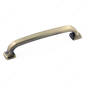 Transitional Metal Pull - 815, Center to Center 128 mm, Finish Antique English, Length - Overall Dimensions 147 mm PRO-PACK 2 Transitional Metal Pull - 815, Center to Center 128 mm, Finish Antique English, Length - Overall Dimensions 147 mm PRO-PACK 2
